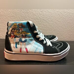 Vans Sailor Moon Pretty Guardians Sk8-High Top Sneakers Kids Youth Sz 2